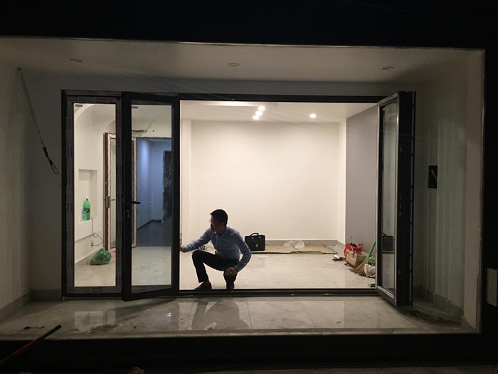 cửa đi xếp trượt