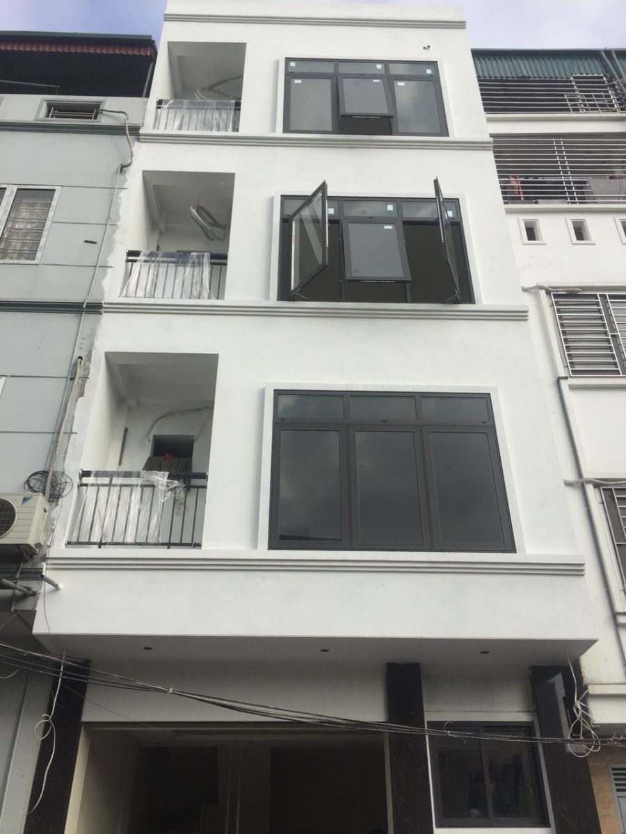 Công trình cửa nhôm xingfa nhà 4 tầng tại Vĩnh Hưng