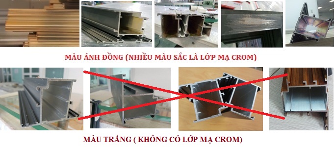 nhận biết cửa nhôm xingfa thạt và nhái qua lõi nhôm